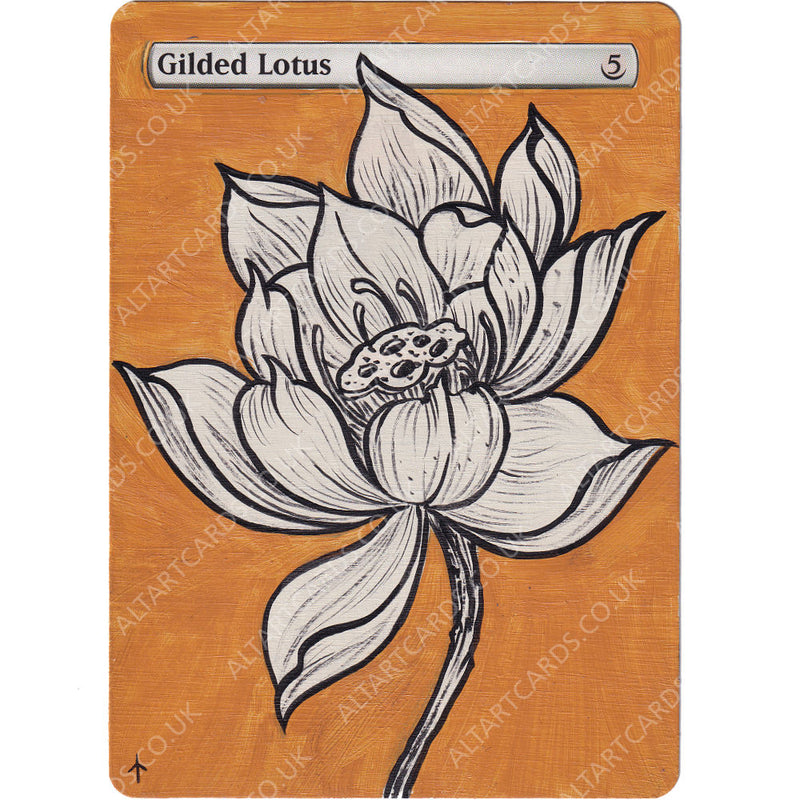Altered Art - Gilded Lotus