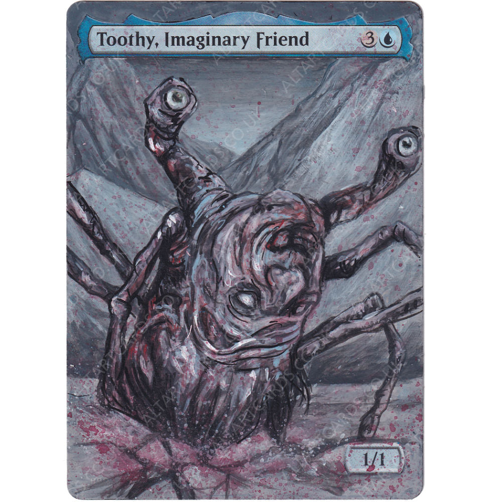 Altered Art - Toothy, Imaginary Friend