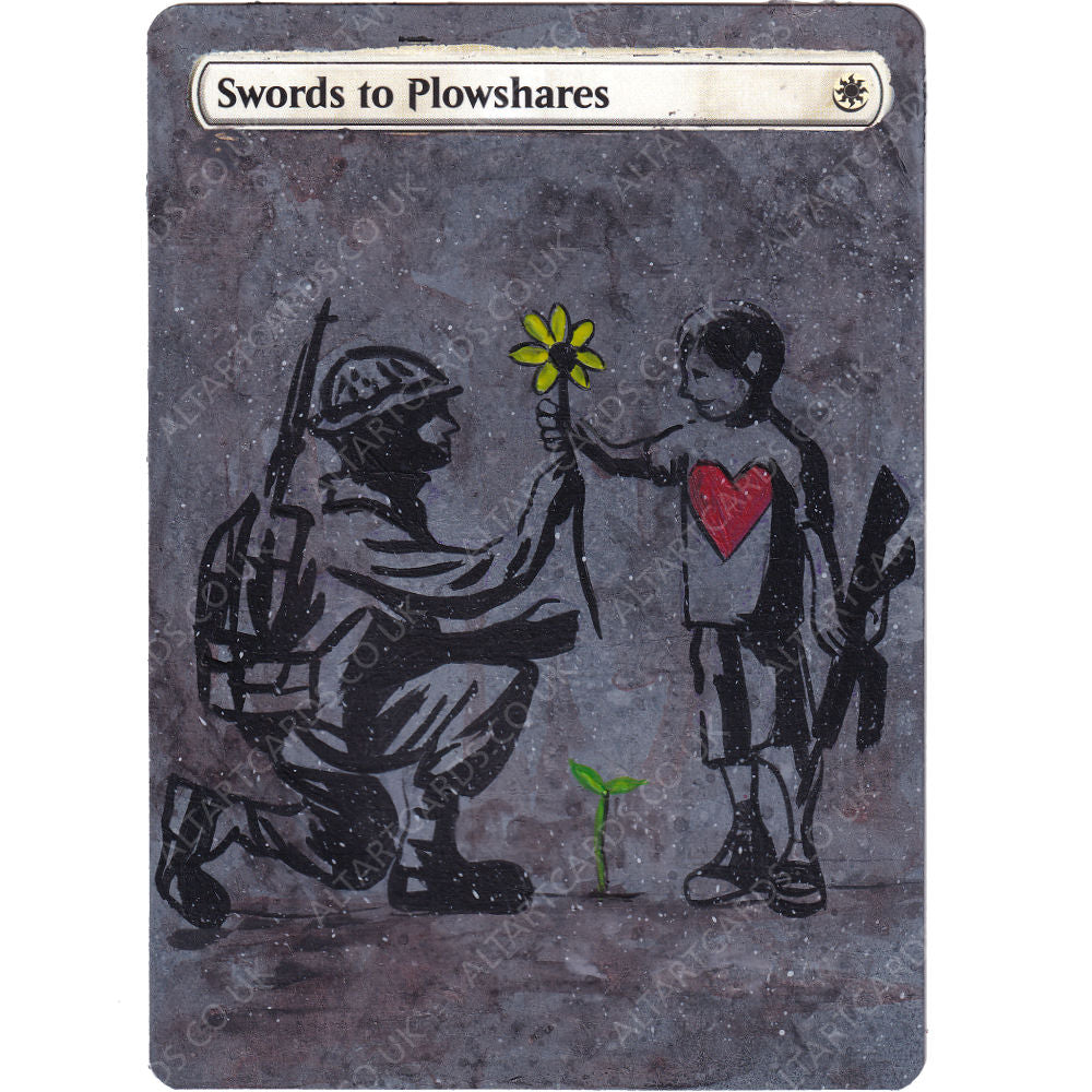 Altered Art - Swords to Plowshares