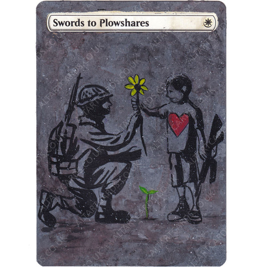 Altered Art - Swords to Plowshares