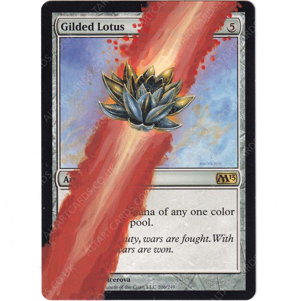 Altered Art - Gilded Lotus