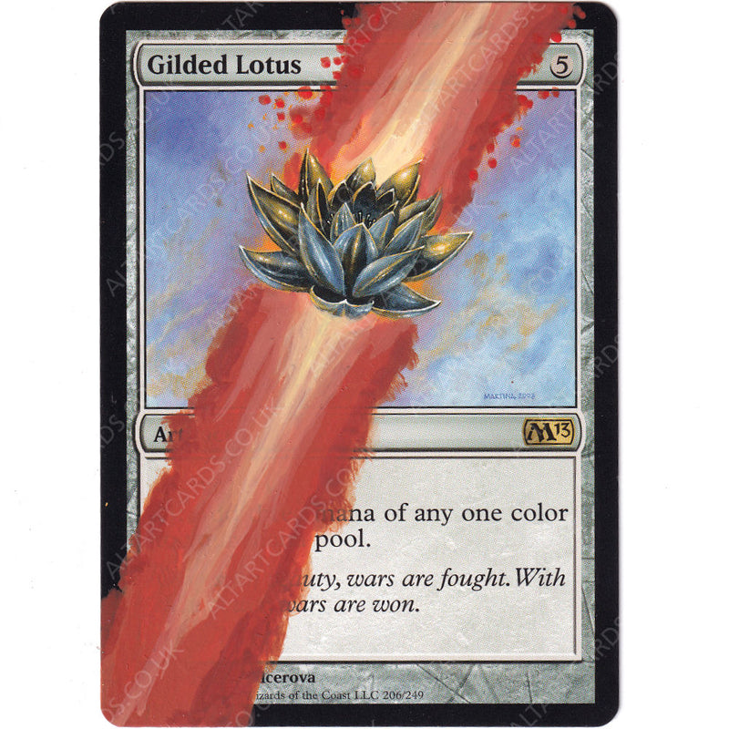 Altered Art - Gilded Lotus