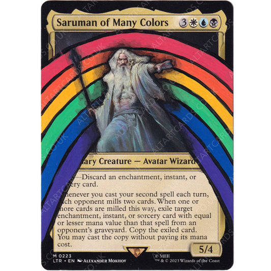 Altered Art - Saruman of Many Colors