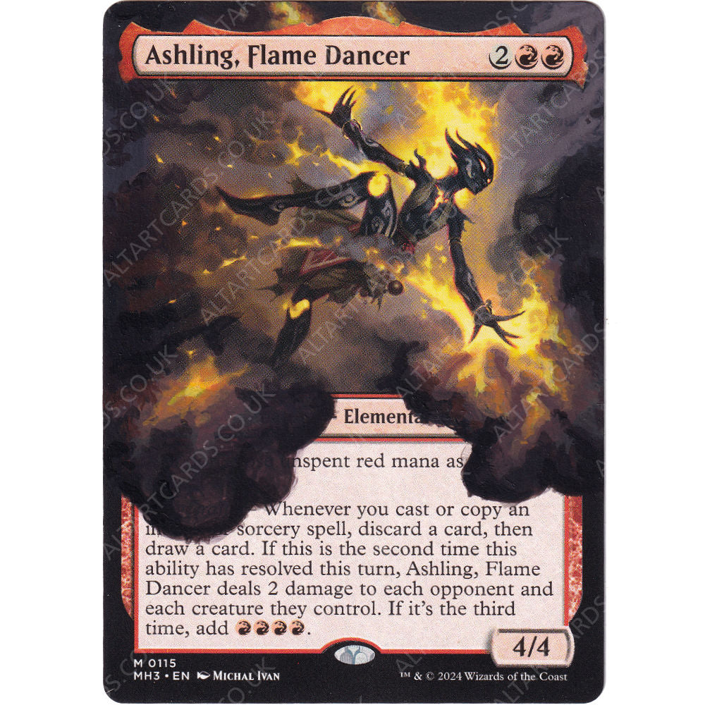 Altered Art - Ashling, Flame Dancer