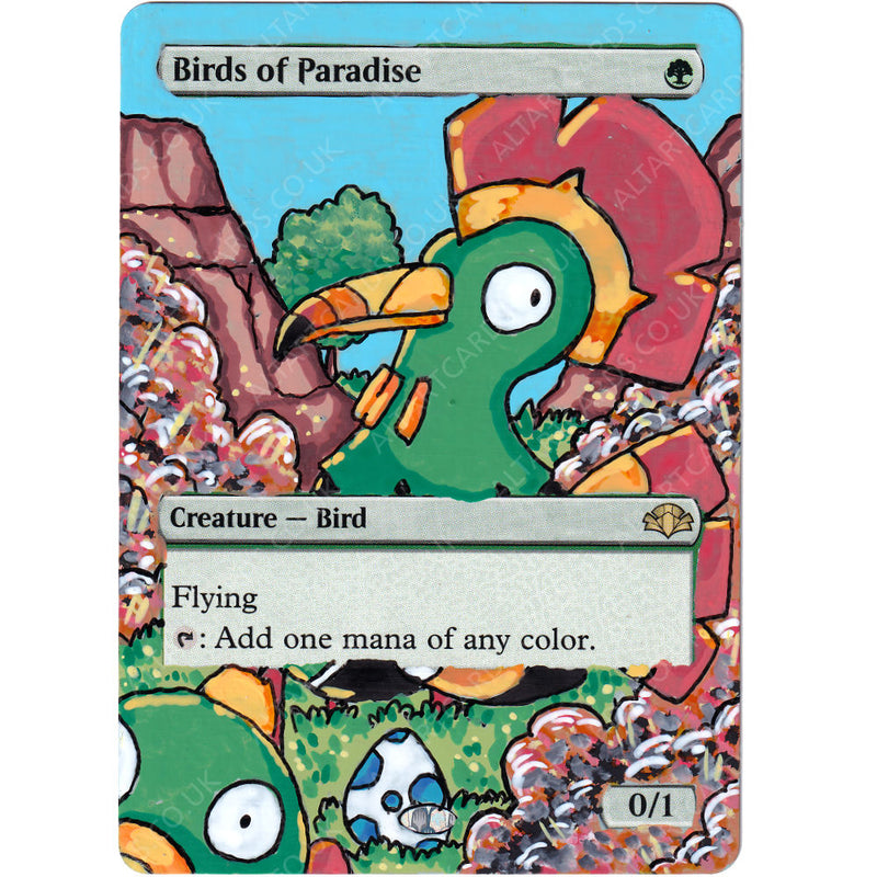 Altered Art - Birds of Paradise