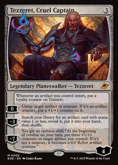 Altered Art - Tezzeret, Cruel Captain