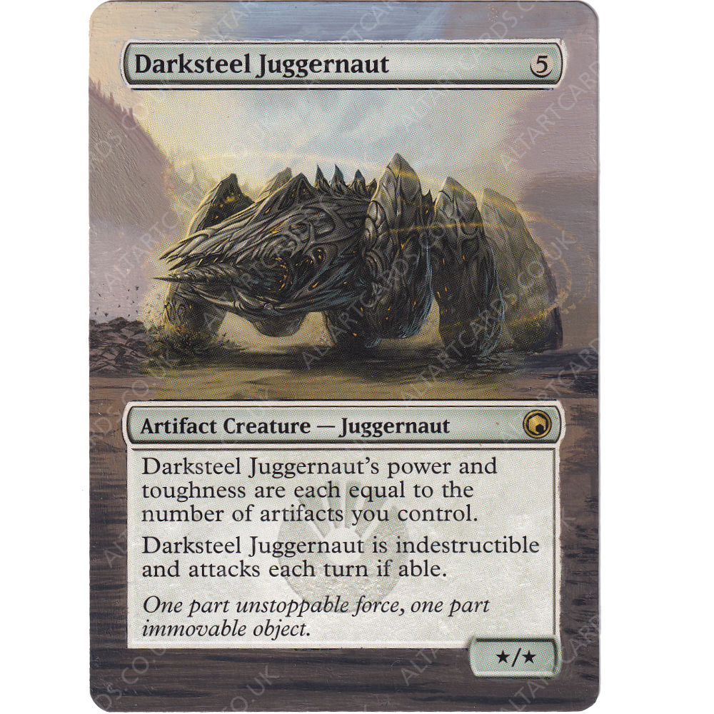 Altered Art - Darksteel Juggernaut