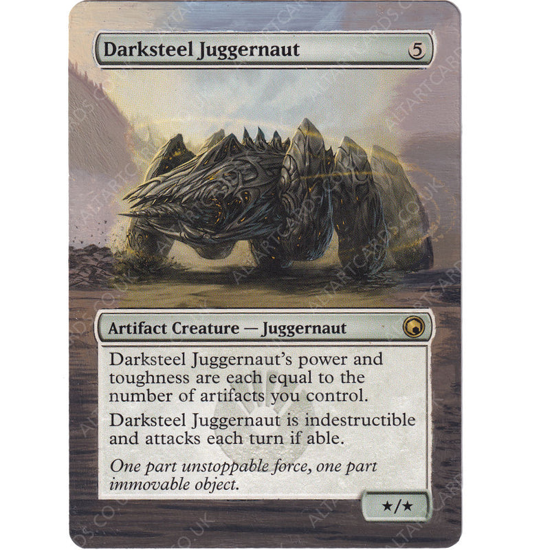 Altered Art - Darksteel Juggernaut