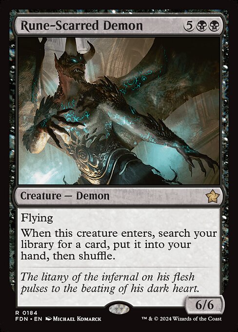 Altered Art - Rune-Scarred Demon