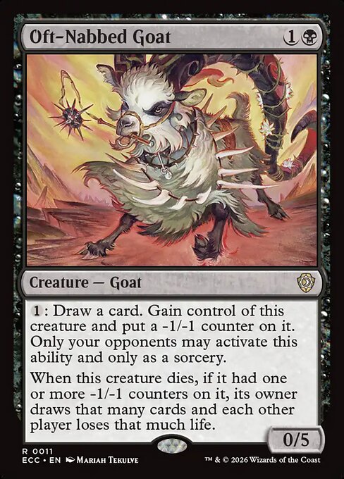 Altered Art - Oft-Nabbed Goat