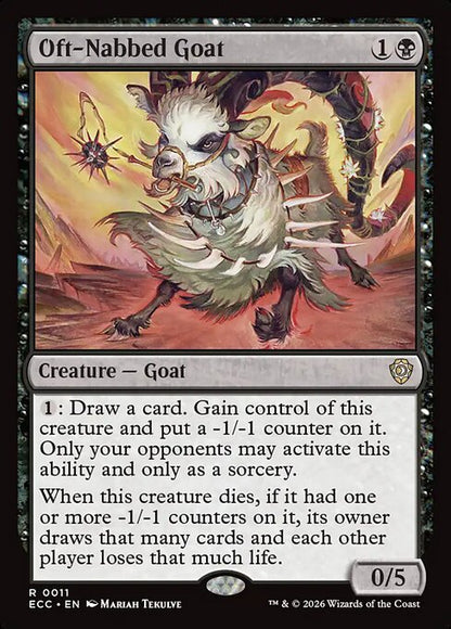 Altered Art - Oft-Nabbed Goat