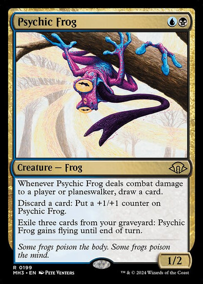 Altered Art - Psychic Frog
