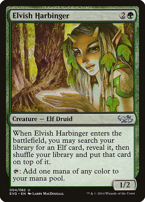 Altered Art - Elvish Harbinger