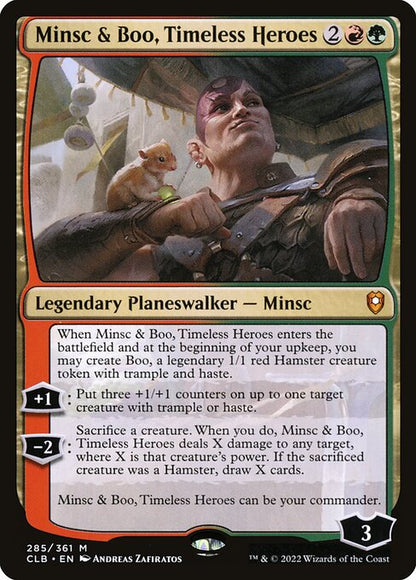Altered Art - Minsc & Boo, Timeless Heroes
