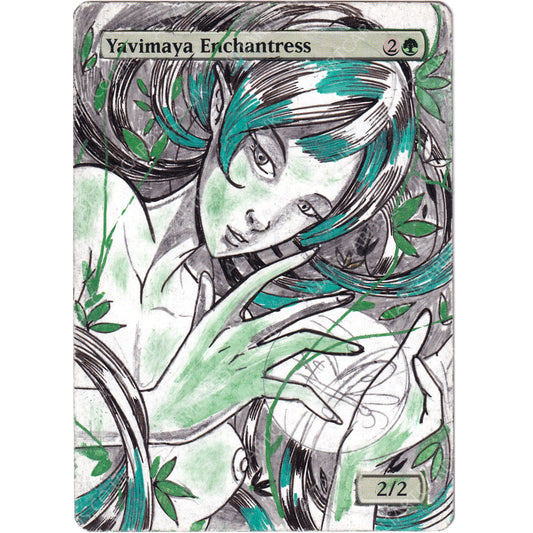 Altered Art - Yavimaya Enchantress