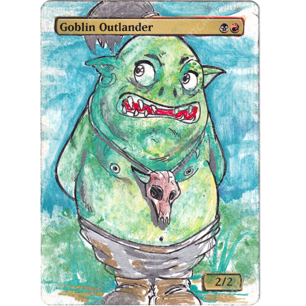 Altered Art - Goblin Outlander