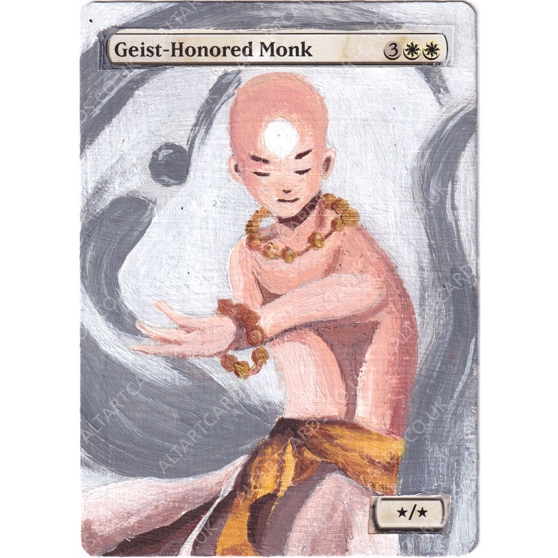 Altered Art - Geist-Honored Monk