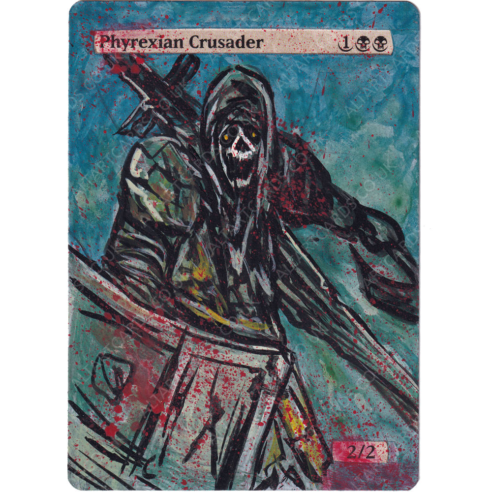 Altered Art - Phyrexian Crusader