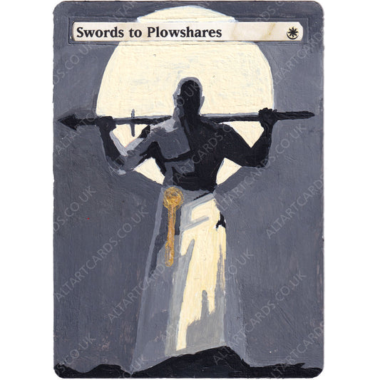 Altered Art - Swords to Plowshares