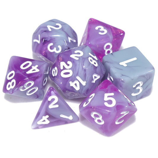 7 Dice Poly Set - Sweets - Stars Shine