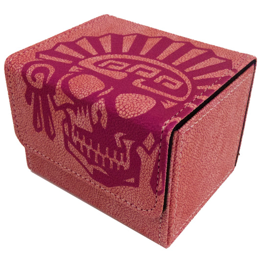 Art Deck Box - Aztec Skull - Scale Pink