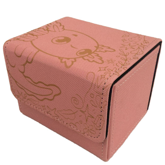 Art Deck Box - Cute Axolotl Bordered - Pale Pink