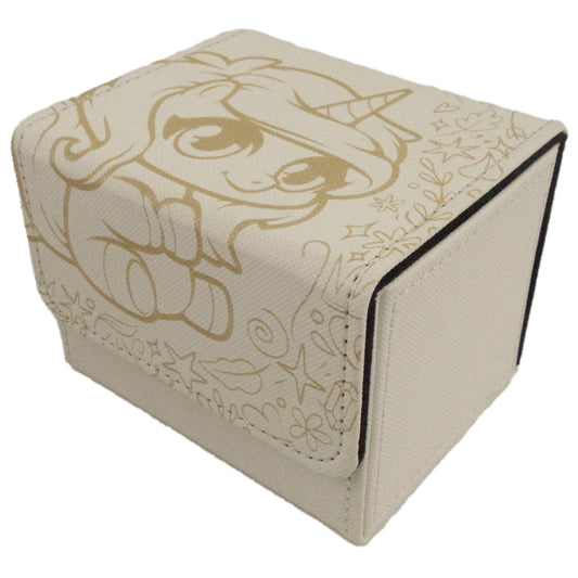 Art Deck Box - Cute Unicorn Bordered - White