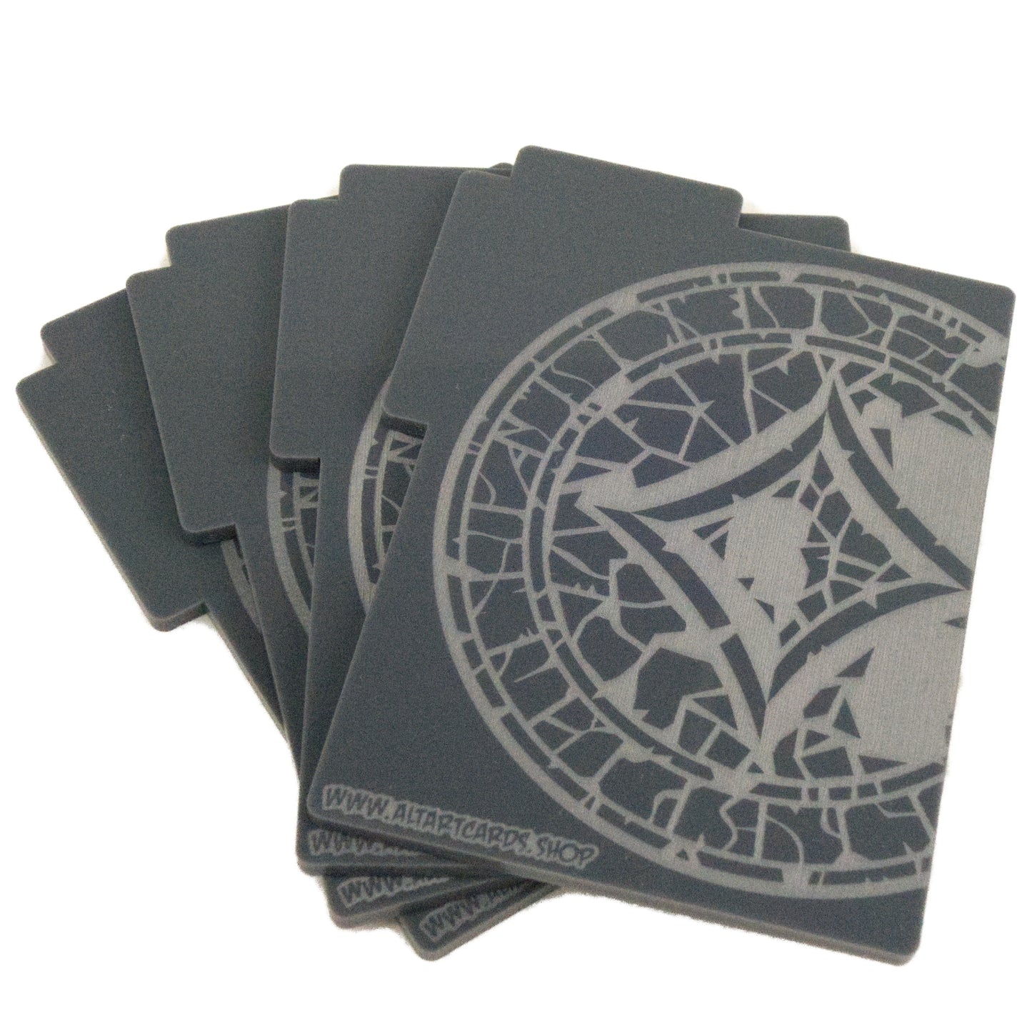 Acrylic Card Divider - Diamond Mana - Grey, x4