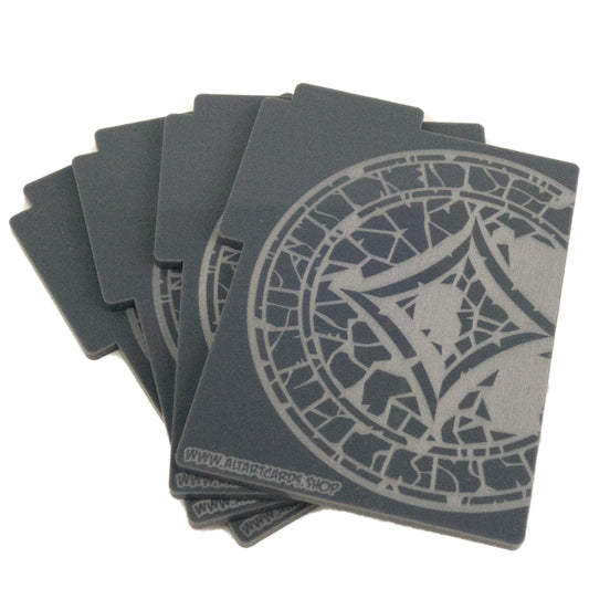 Acrylic Card Divider - Diamond Mana - Grey, x4