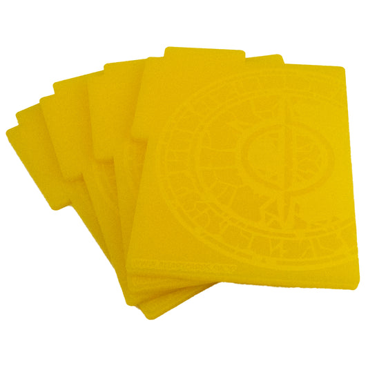 Acrylic Card Divider - Eye Mana - Yellow, x4