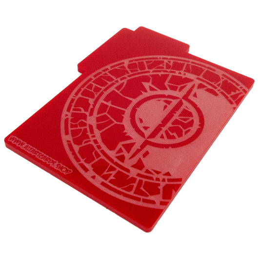 Acrylic Card Divider - Eye Mana - Red