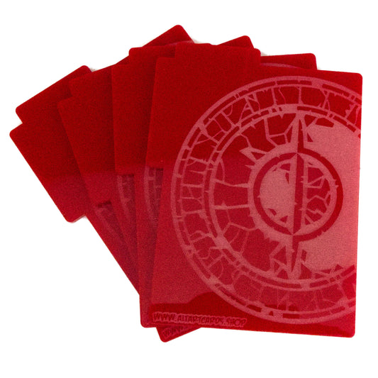 Acrylic Card Divider - Eye Mana - Red, x4