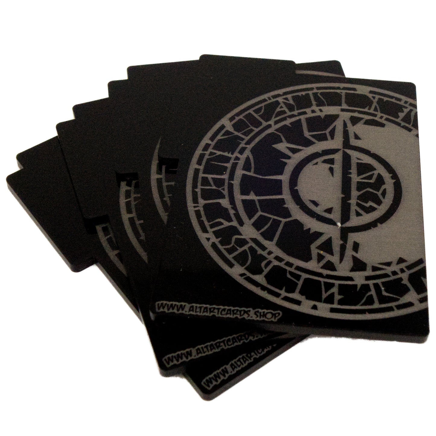 Acrylic Card Divider - Eye Mana - Black, x4