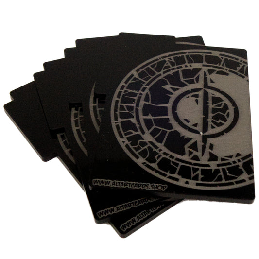 Acrylic Card Divider - Eye Mana - Black, x4