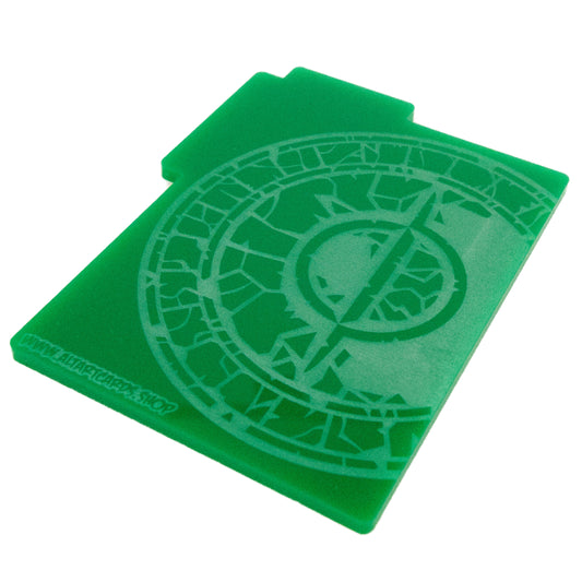 Acrylic Card Divider - Eye Mana - Green