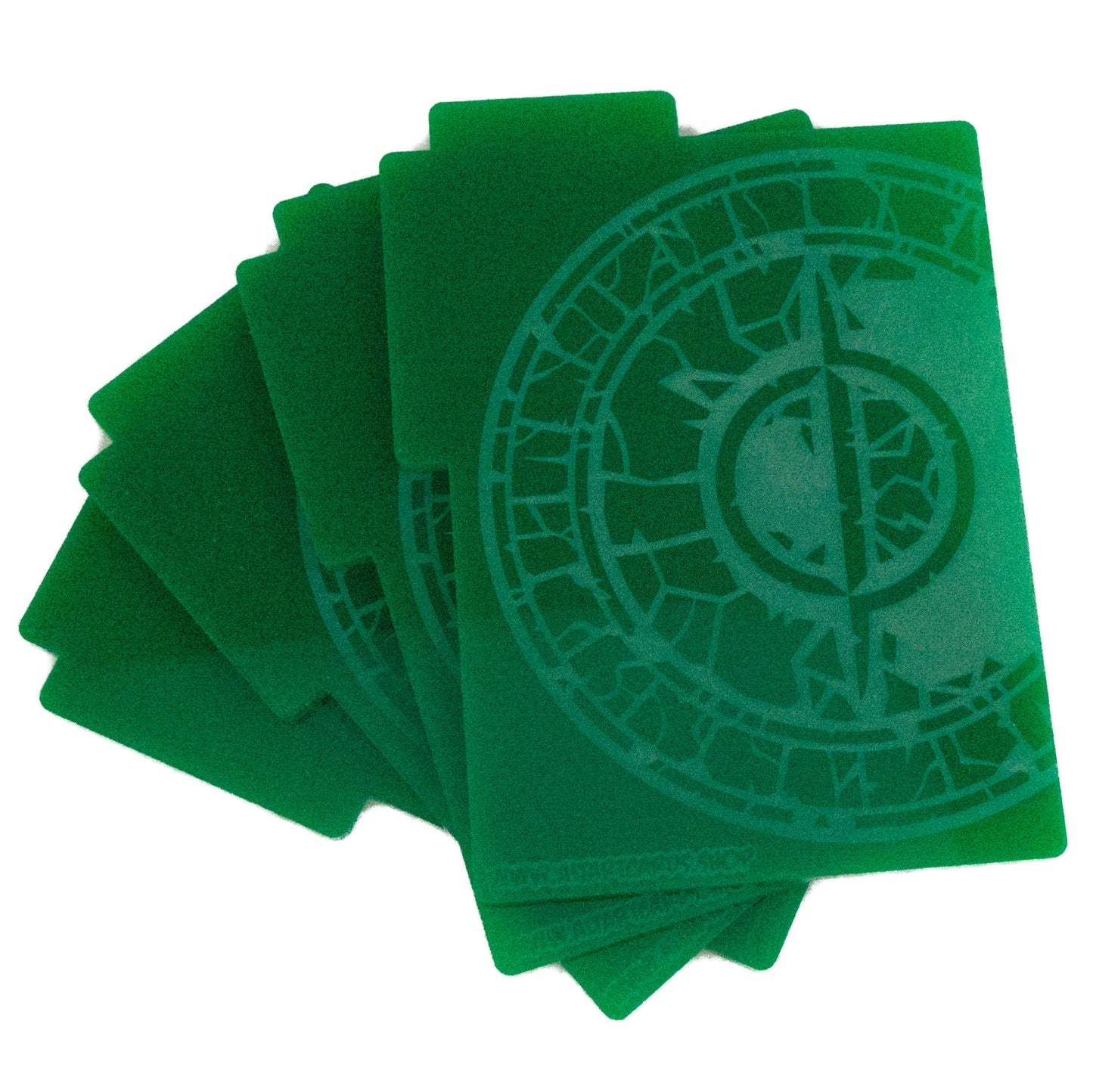 Acrylic Card Divider - Eye Mana - Green, x4