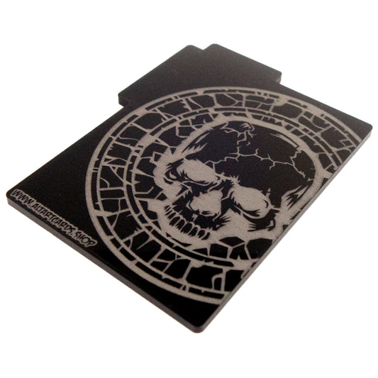 Acrylic Card Divider - Skull Mana - Black