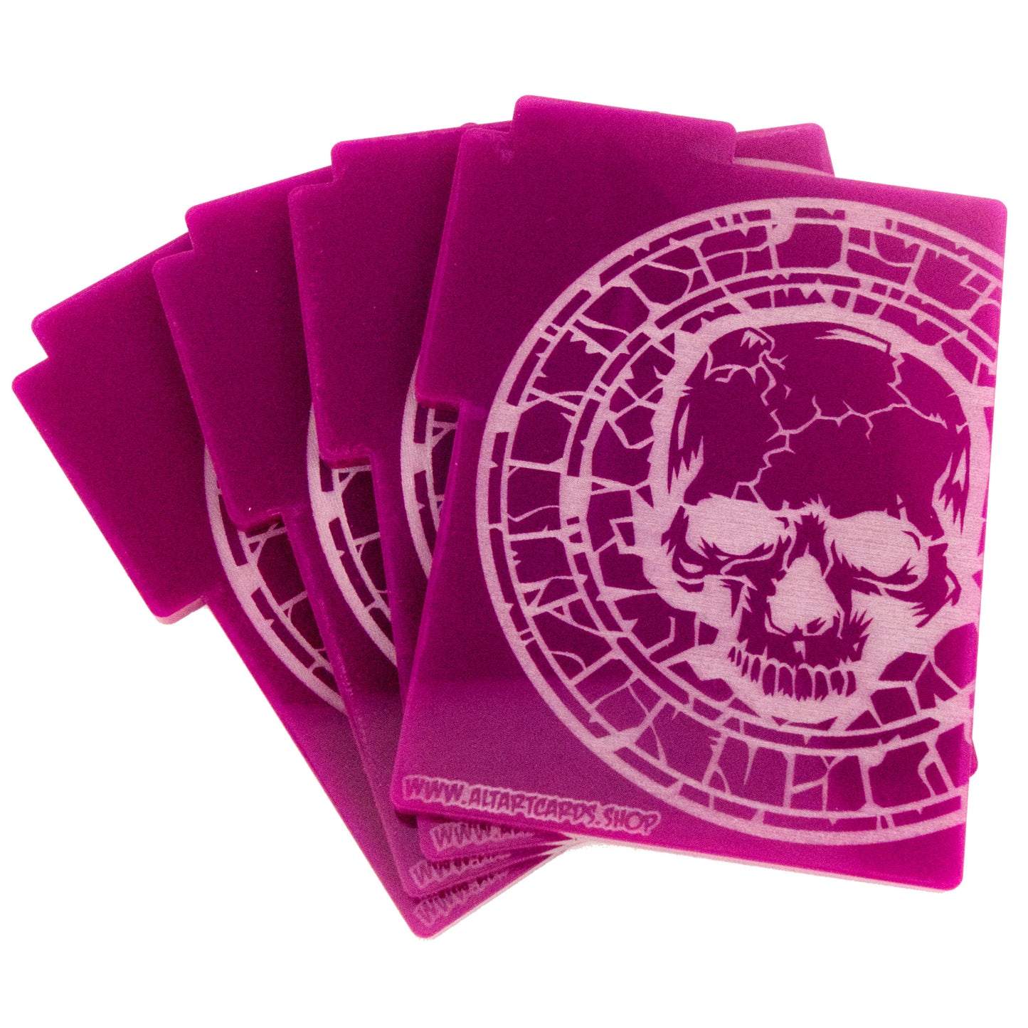 Acrylic Card Divider - Skull Mana - Purple, x4