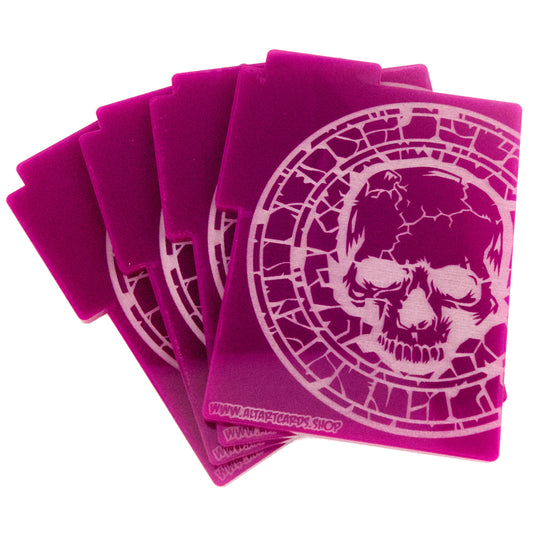 Acrylic Card Divider - Skull Mana - Purple, x4