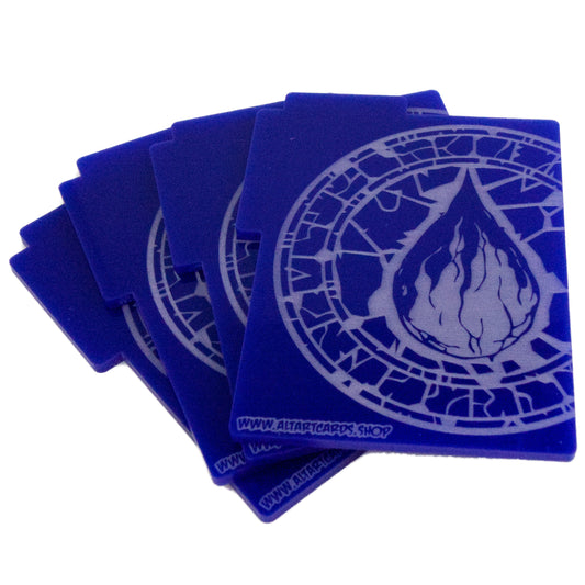 Acrylic Card Divider - Drop Mana - Blue, x4
