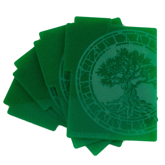 Acrylic Card Divider - Tree Mana - Green, x4