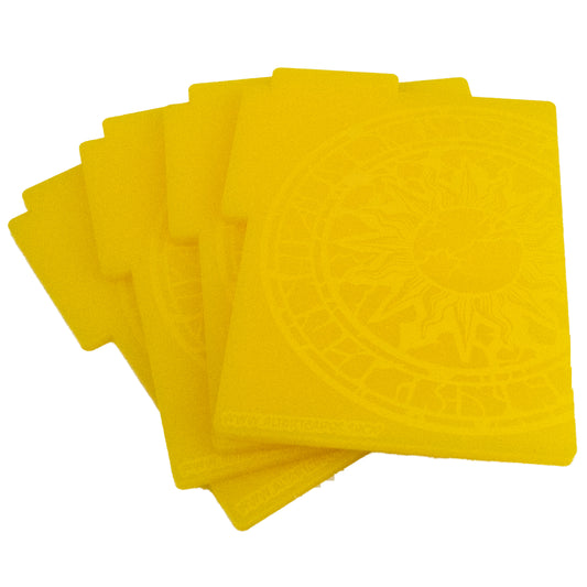 Acrylic Card Divider - Sun Mana - Yellow, x4