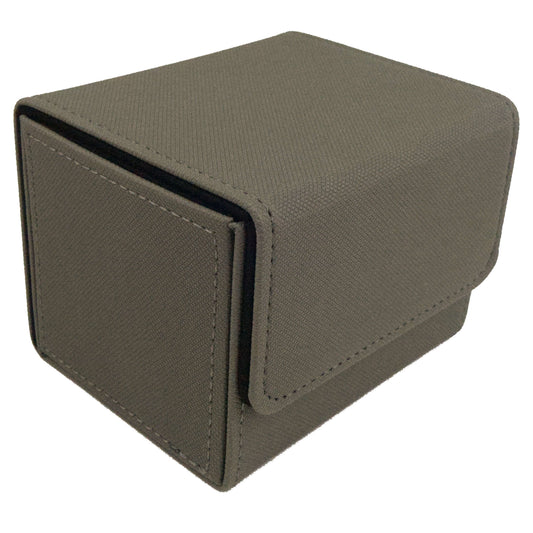Deck Box - 100 Card Sideload - Grey (Black)