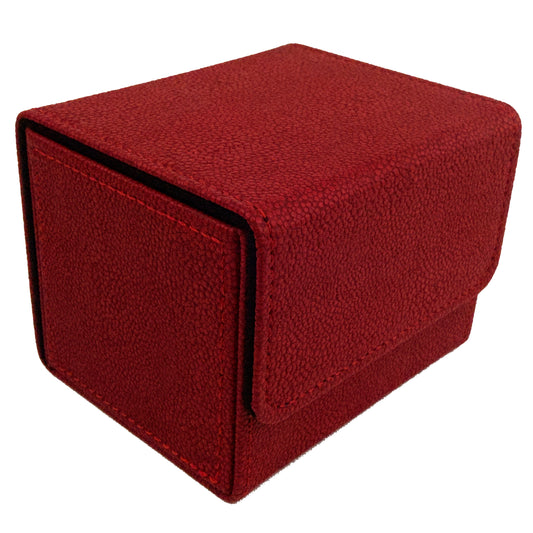 Deck Box - 100 Card Sideload - Scale Red (Black)