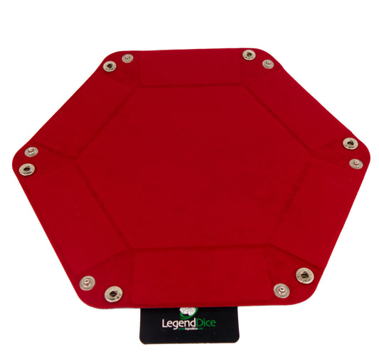 HEX Bonded Dice Tray - Red