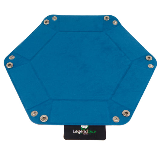 HEX Bonded Dice Tray - Blue