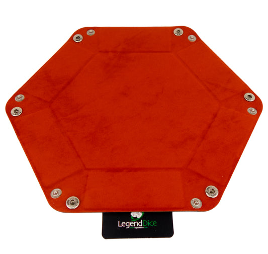 HEX Bonded Dice Tray - Orange