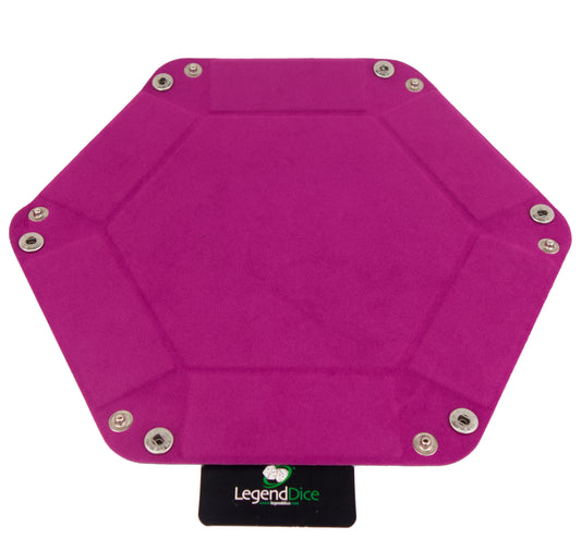 HEX Bonded Dice Tray - Pink