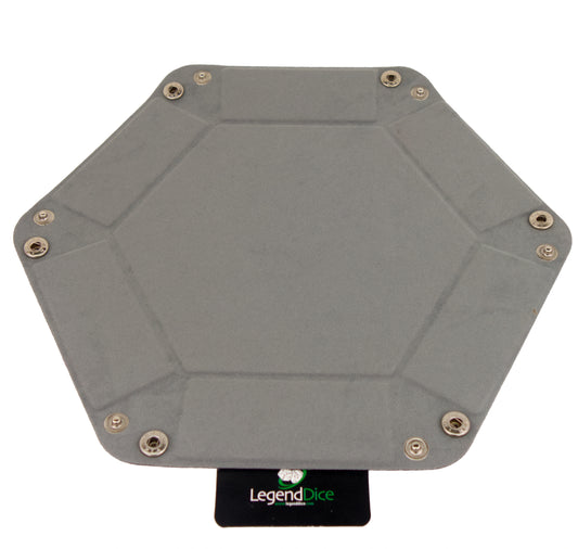 HEX Bonded Dice Tray - Grey