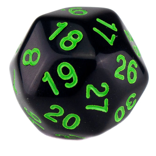D30 - Spin Down - Black (Green)